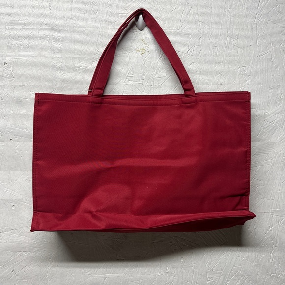 Red photo 5 pictures window tote bag NEW - Picture 3 of 7